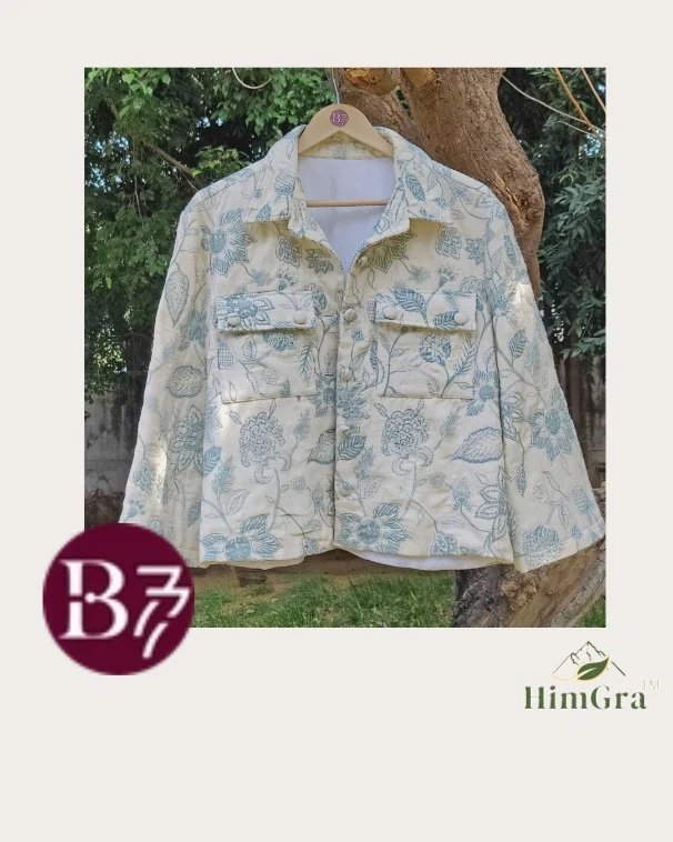 B77 Life tailored jacket in HimGra atelier handloom wool