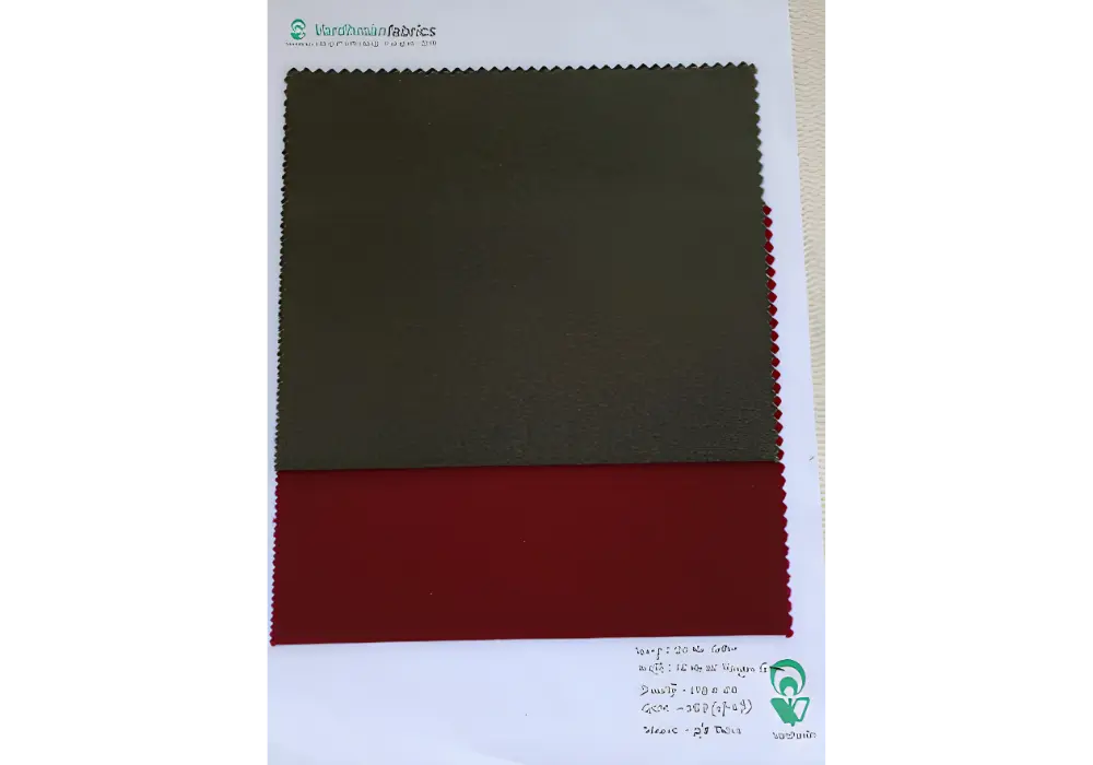 Warp: 20 Ne Cotton, Weft: 16 Ne 35 Himgra Cotton, Density: 128 x 68, GSM: 257 (+/- 5%), Weave: 3/1 Twill