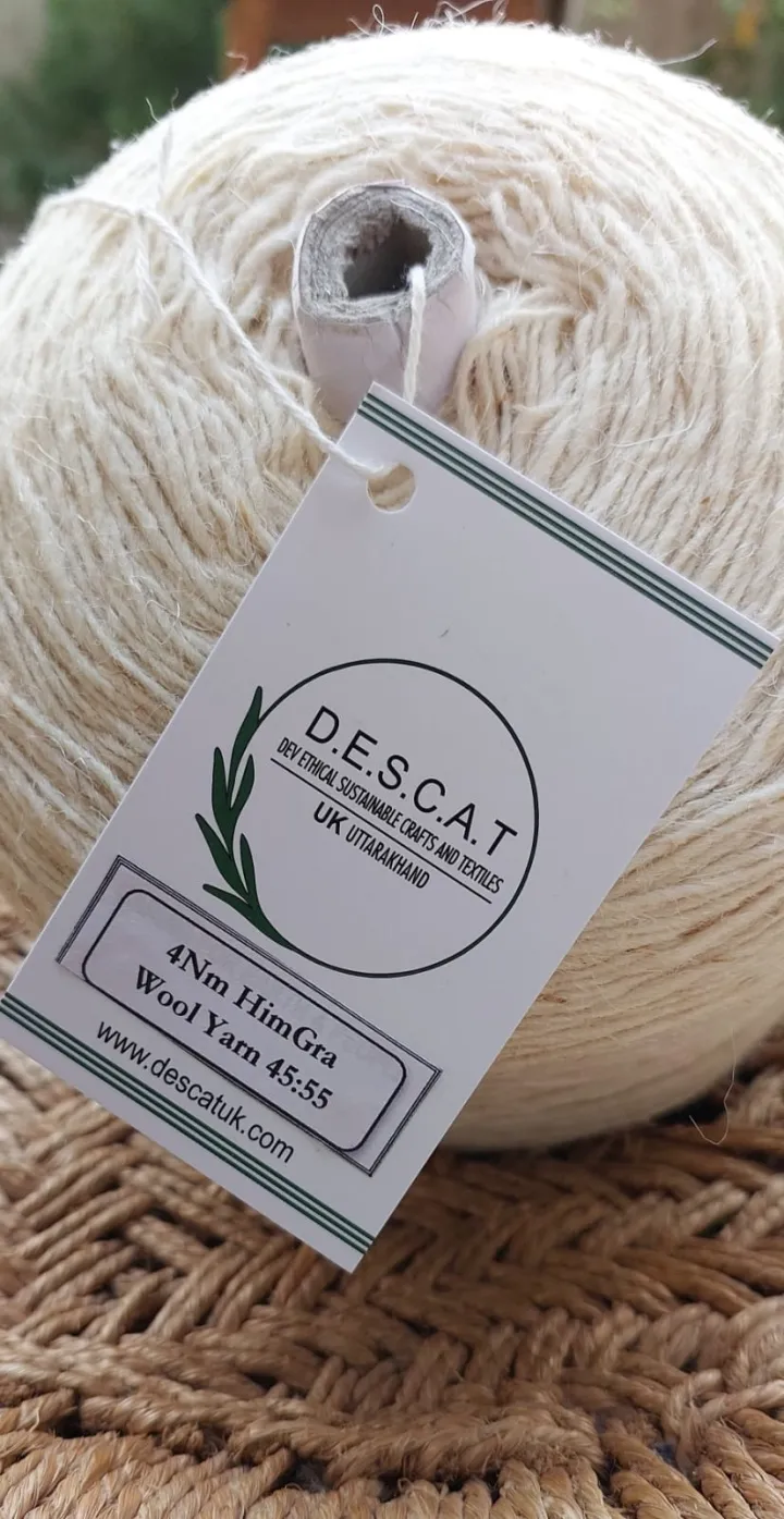 4 Nm HimGra wool yarn cone